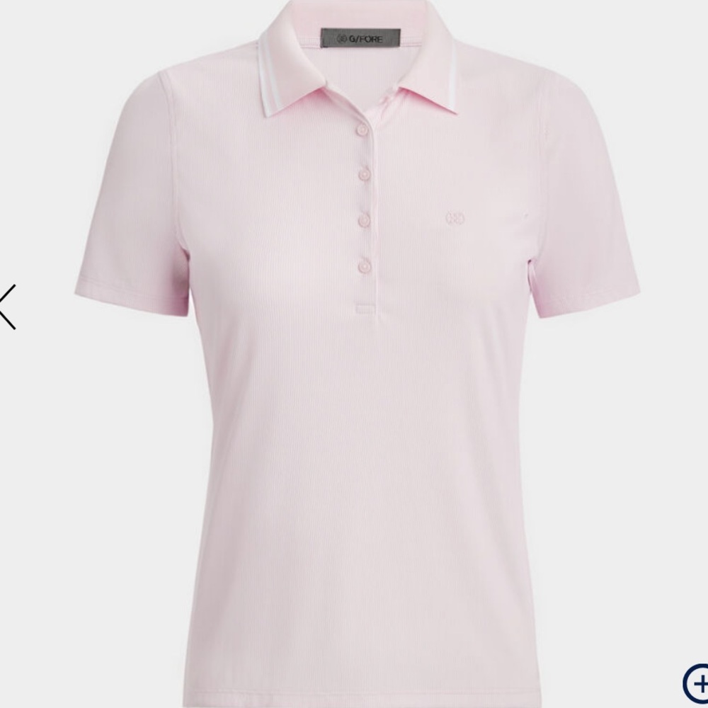 G Fore Pink Tennis Golf Polo